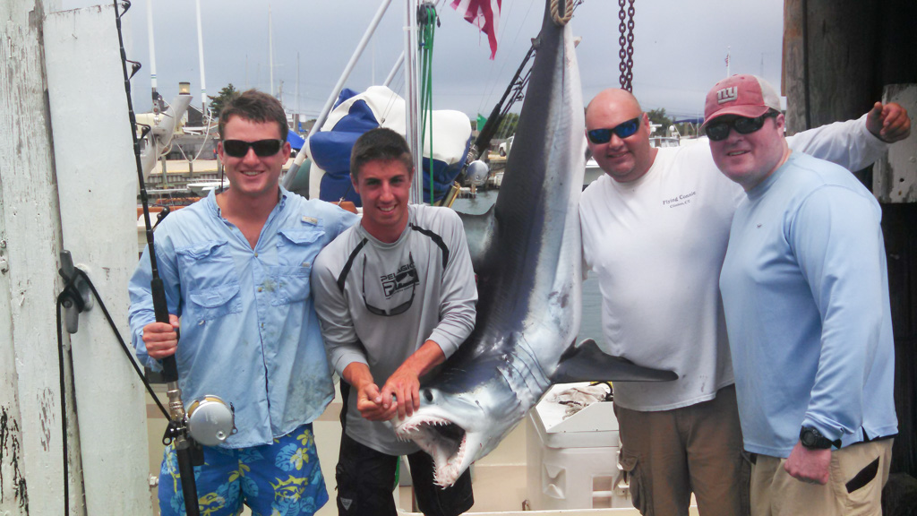 Beautiful Shark Caught on Flying Connie Charter Boat