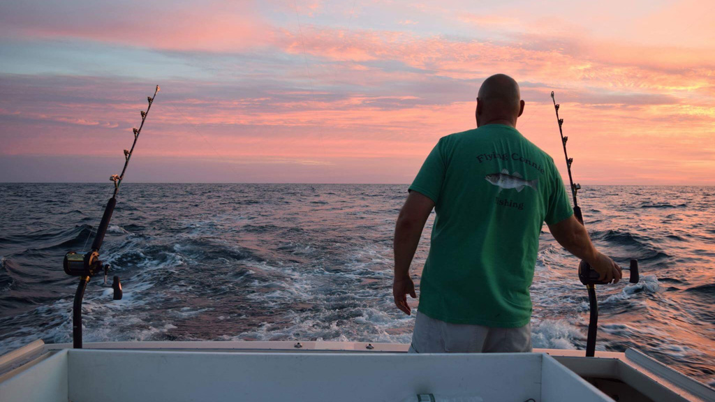 Fishing Off the Back of a Charter Boat