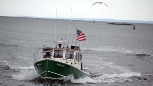 Flying Connie American Flag in Sound